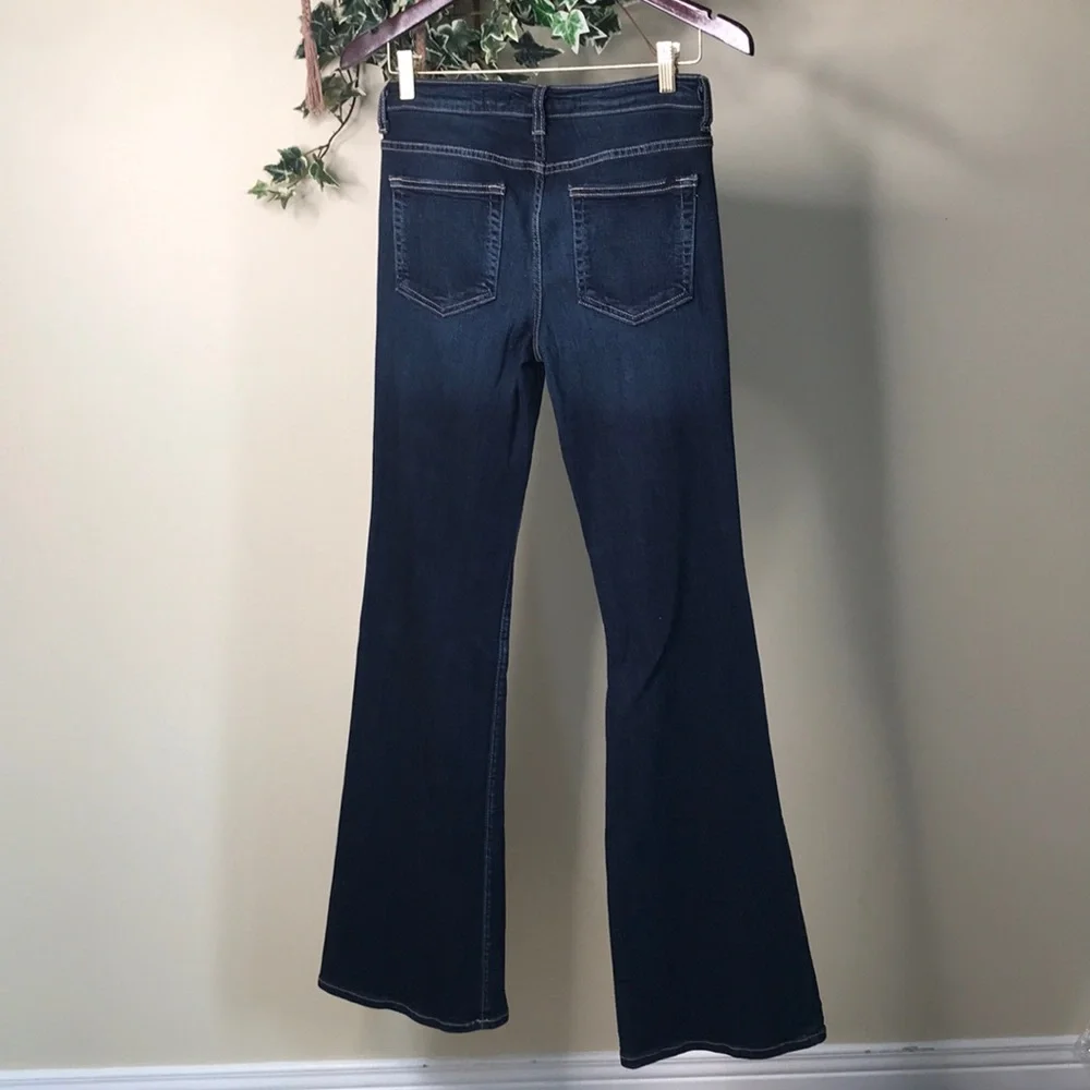 Mid Rise Flare Jeans - Picture 3 of 9